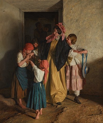 Despedida de la Madrina (Después de la Confirmación) de Ferdinand Georg Waldmuller