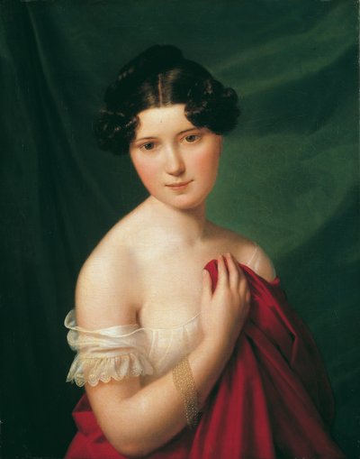 Actriz de la corte Sophie Müller de Ferdinand Georg Waldmuller