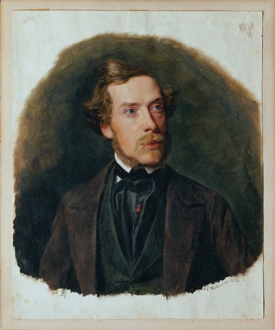 Gustav Barth, director de coro del Coro Masculino de Viena de Ferdinand Georg Waldmuller