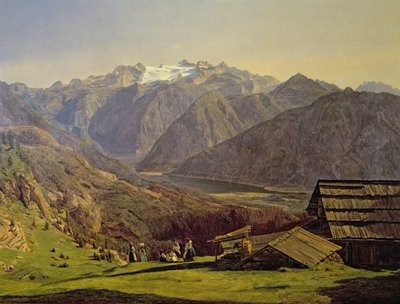 Hallstatter-See de Ferdinand Georg Waldmuller