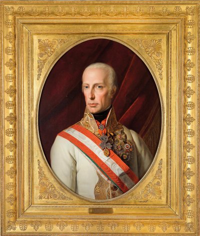 Retrato del emperador Francisco I de Austria (1768-1835) de Ferdinand Georg Waldmuller