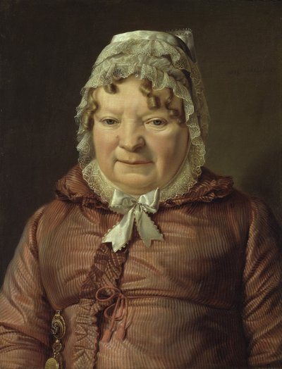 Retrato de la madre del Capitán von Stierle-Holzmeister, ca 1819 de Ferdinand Georg Waldmuller