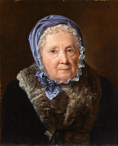 Rosina Wieser a los 83 años de Ferdinand Georg Waldmuller