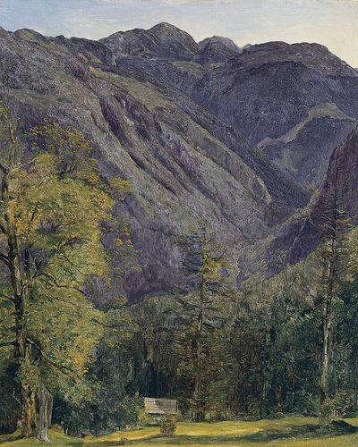 El Schönberg visto desde Hoisenrad, 1833 de Ferdinand Georg Waldmuller