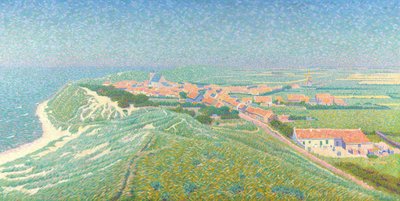 Vista de Zoutelande en la isla de Walcheren de Ferdinand Hart Nibbrig (signed by artist)