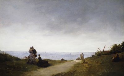 Una vista de París desde Montmartre de Ferdinand Heilbuth