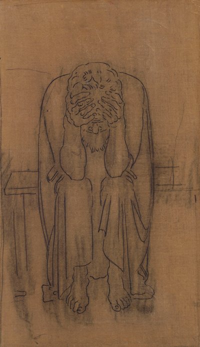 Genio oscuro, 1891-2 de Ferdinand Hodler