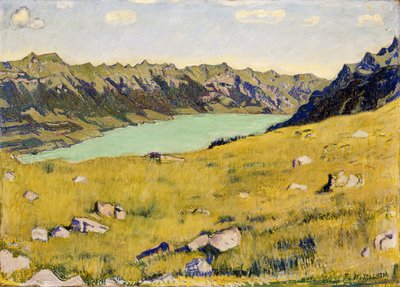 El lago de Brienz desde Breitlauenen, 1906 de Ferdinand Hodler