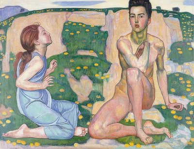 La primavera. 1901 de Ferdinand Hodler