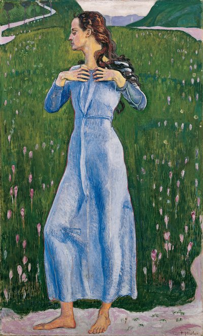 Emoción Ergriffenheit de Ferdinand Hodler