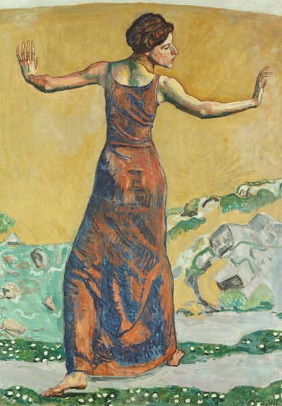 Mujer alegre, 1911 de Ferdinand Hodler