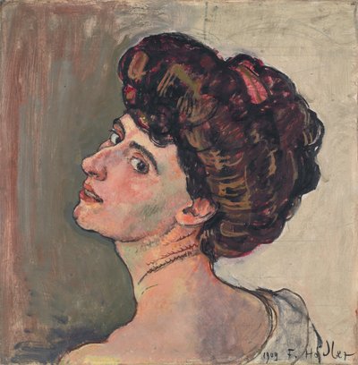 La parisina. Retrato de Valentine Godé-Darel 1873-1915, 1909 de Ferdinand Hodler