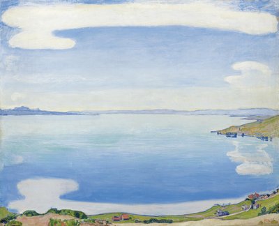 Lago de Ginebra visto desde Chexbres, 1904 de Ferdinand Hodler