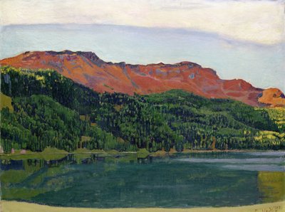 Lago Silvaplana con Piz Corvatsch de Ferdinand Hodler