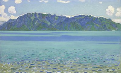 Le Grammont, de Hodler, Ferdinand (1853-1918). óleo sobre lienzo de Ferdinand Hodler