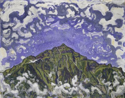 Monte Niesen visto desde Heustrich, 1910 de Ferdinand Hodler
