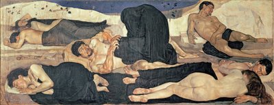 Noche, 1890 de Ferdinand Hodler