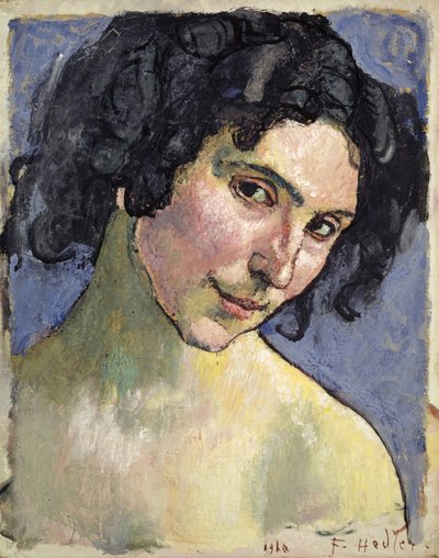 Retrato de la modelo Giulia Leonardi, 1910 de Ferdinand Hodler