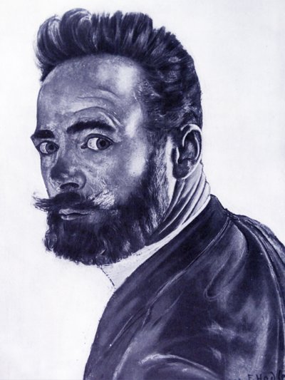 Autorretrato, 1891 de Ferdinand Hodler