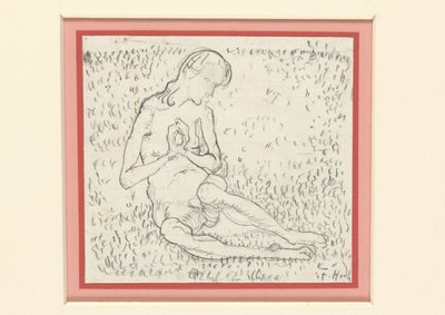 Studie für Die Erwachende (Der Tag) de Ferdinand Hodler