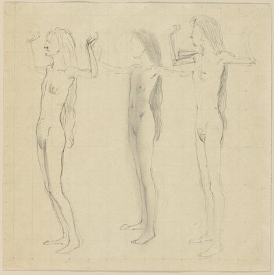 Estudio para el Día (Verdad) de Ferdinand Hodler