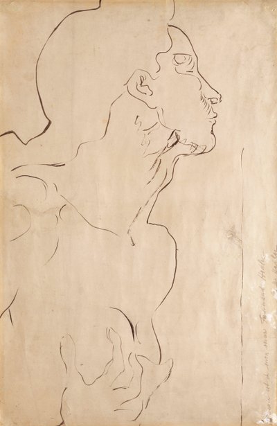 Estudio para Sentimiento I, 1901 de Ferdinand Hodler