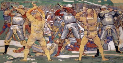 La batalla de Näfels de Ferdinand Hodler