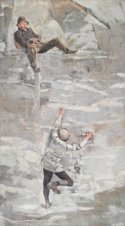 La escalada, 1894 de Ferdinand Hodler