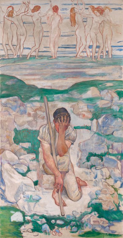El sueño del pastor de Ferdinand Hodler