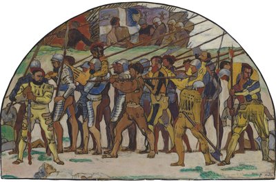 La Retirada de Marignano Variante de Ferdinand Hodler