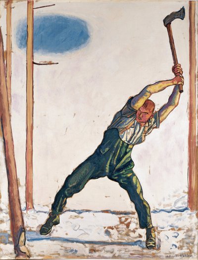 El Leñador de Ferdinand Hodler