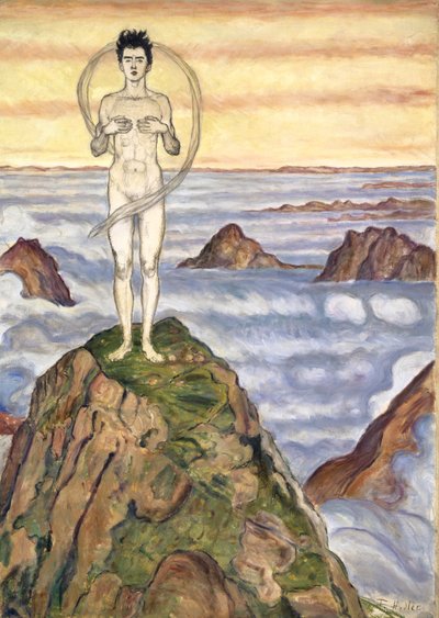 Vista hacia el infinito, 1903 de Ferdinand Hodler