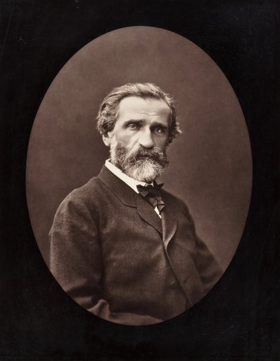 Giuseppe Verdi compositor italiano, 1813-1901, c. 1872 de Ferdinand J. Mulnier