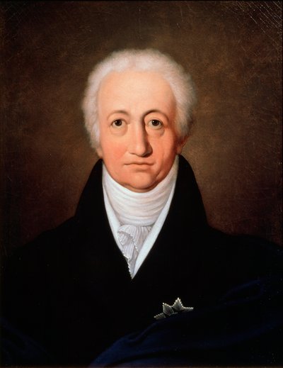 Retrato del autor Johann Wolfgang von Goethe, 1749-1832, 1818 de Ferdinand Jagemann