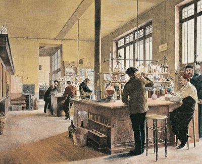 Francia, París, Laboratorio químico municipal en París de Ferdinand Joseph Gueldry