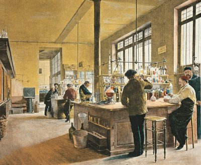 Francia, París, Laboratorio químico municipal en París de Ferdinand Joseph Gueldry