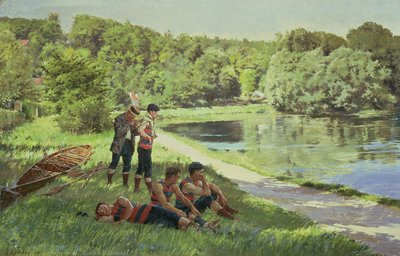 El Equipo Descansando de Ferdinand Joseph Gueldry