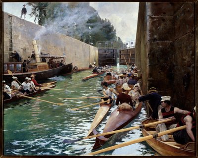 El candado. Pintura de Ferdinand Joseph Gueldry (1858-1945). Óleo sobre lienzo. Mención obligada: Reims, Museo de Bellas Artes de Ferdinand Joseph Gueldry