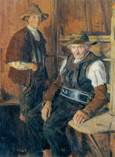 Agricultores de Sarentino de Ferdinand Kruis