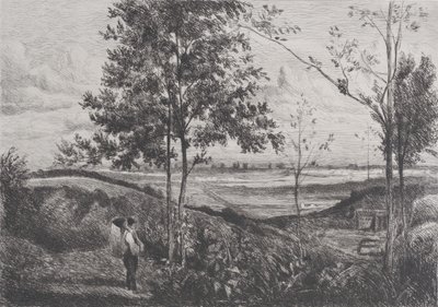 Paisaje después de Corot, 1873-90. de Ferdinand Lefman