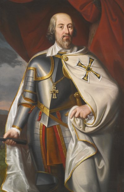 Retrato de Heinrich Walpot von Bassenheim, mediados del siglo XIX de Ferdinand Müller