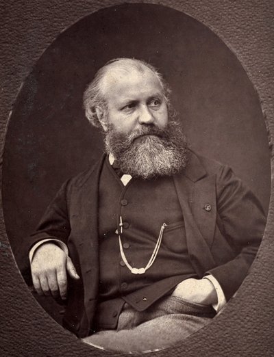 Retrato de Charles-Françoise Gounod, célebre compositor de Ferdinand Mulnier