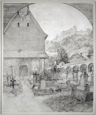Cementerio de San Pedro en Salzburgo, Austria ... de Ferdinand Olivier