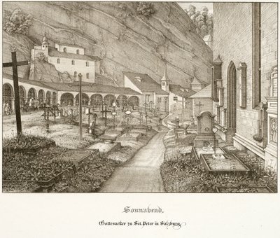 sábado: Cementerio de San Pedro de Salzburgo de Ferdinand Olivier