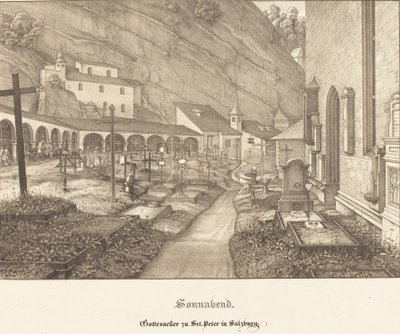 Sábado - Cementerio de San Pedro en Salzburgo de Ferdinand Olivier