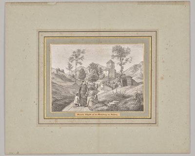 Miércoles. Sendero en el Mönchsberg, cerca de Salzburgo de Ferdinand Olivier