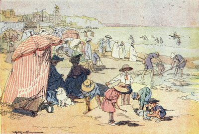 En la playa, en Imagier de l