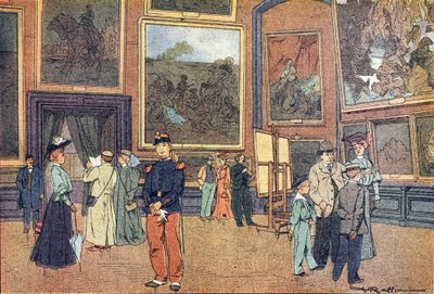 El Museo del Louvre, en Imagier de l