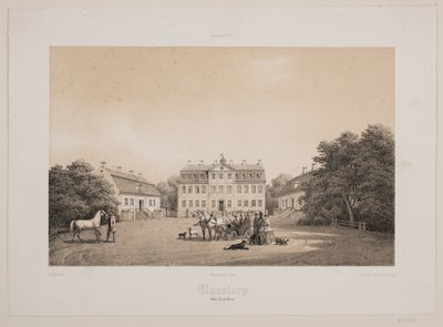 Claestorp desde el noroeste de Ferdinand Richardt