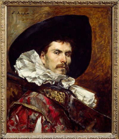 Un arcabucero en el siglo XVII de Ferdinand Roybet